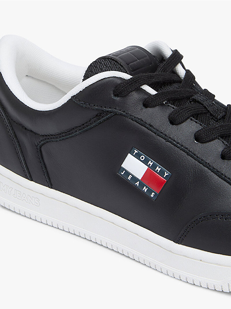 Erkek TJM Cupsole Long Sneaker Siyah EM0EM01707BDS