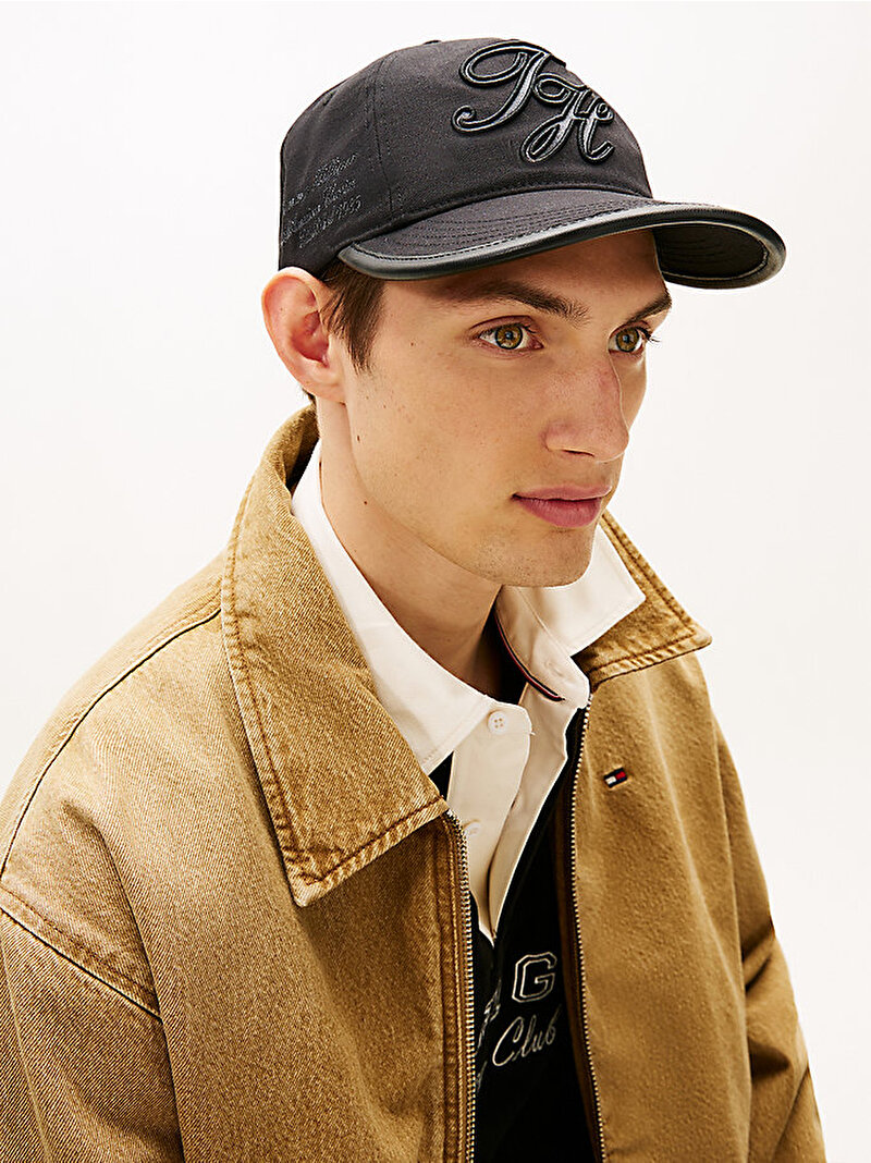 Erkek TH Elevated Şapka Siyah AM0AM14032BDS