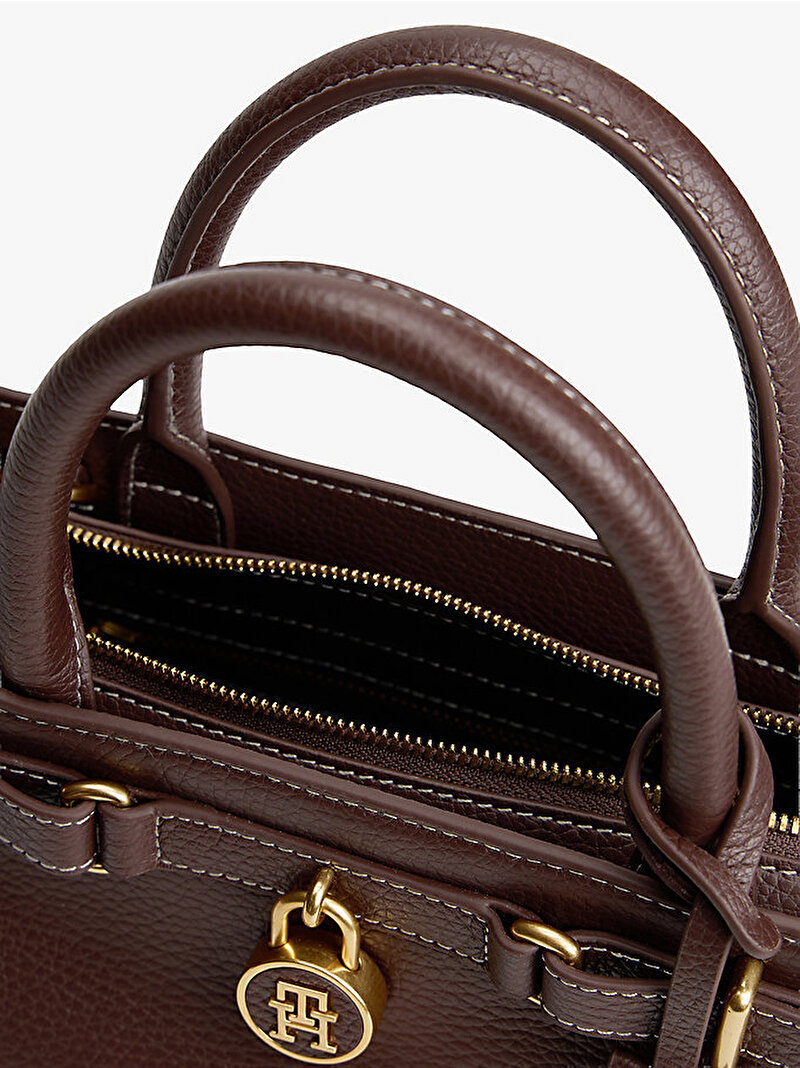 Kadın American Icon Mini Tote Çanta Kahverengi AW0AW17926GSZ