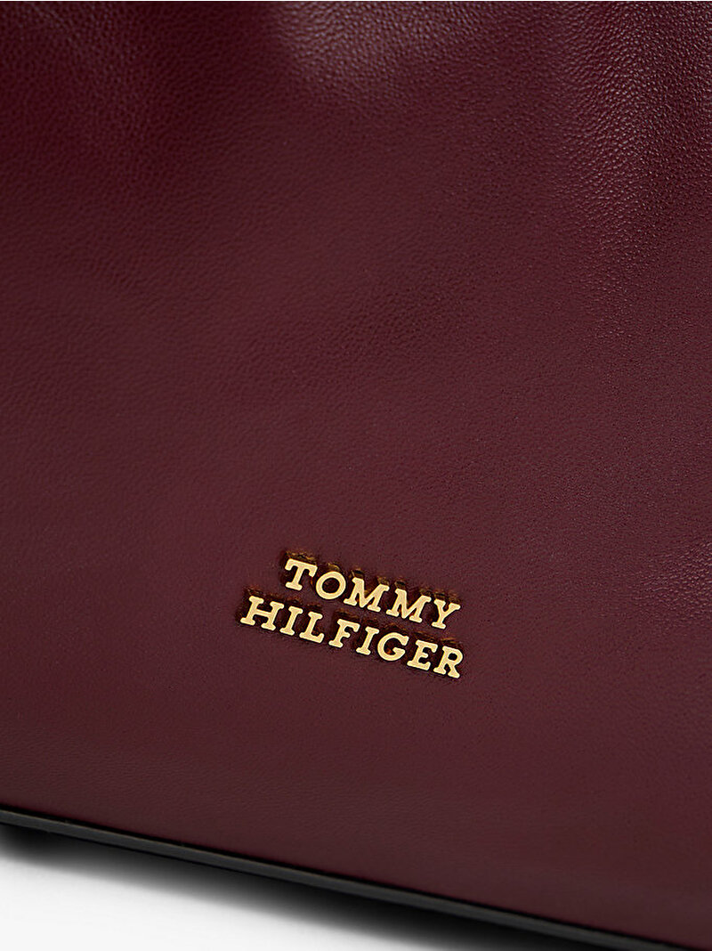 Kadın Soft Leather Omuz Çantası Kırmızı AW0AW18307XI8