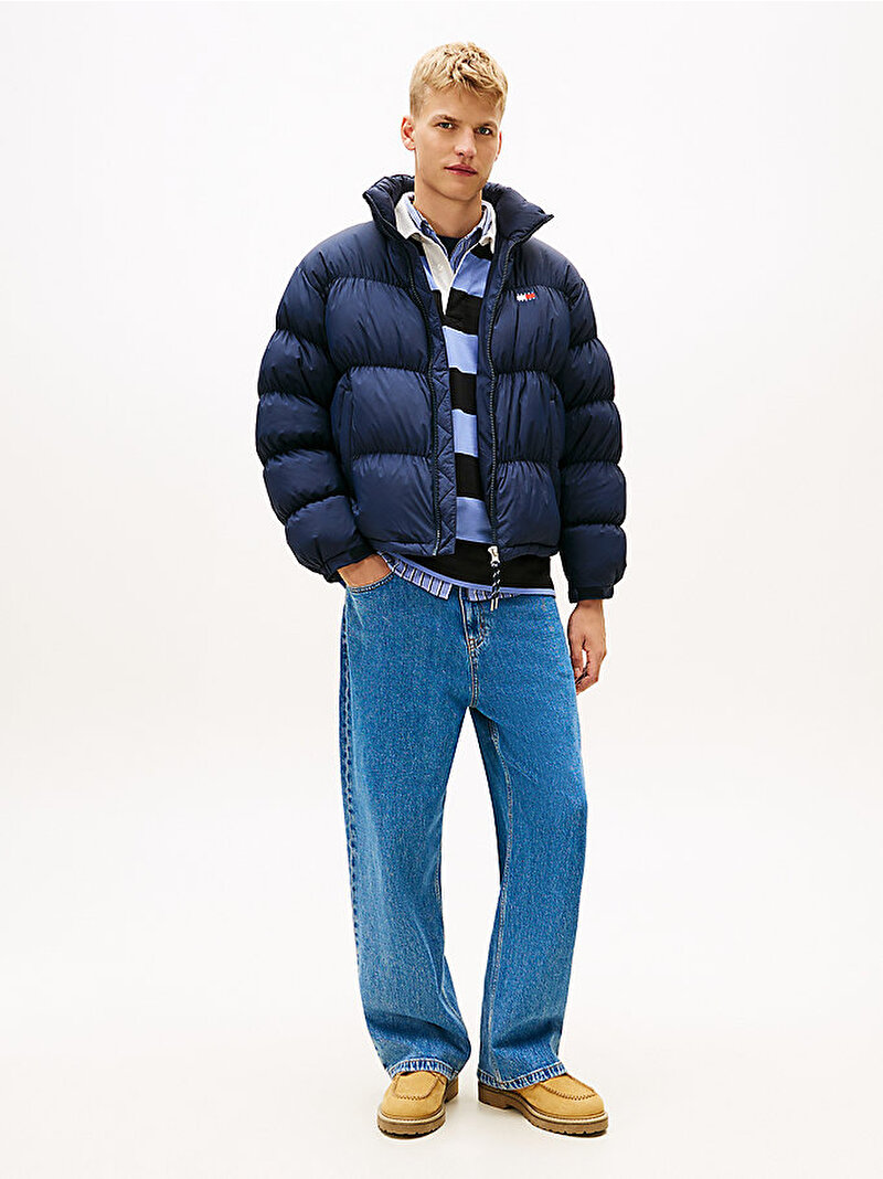 Erkek TJM Soft Alaska Down Puffer Mont Lacivert DM0DM22292C1G