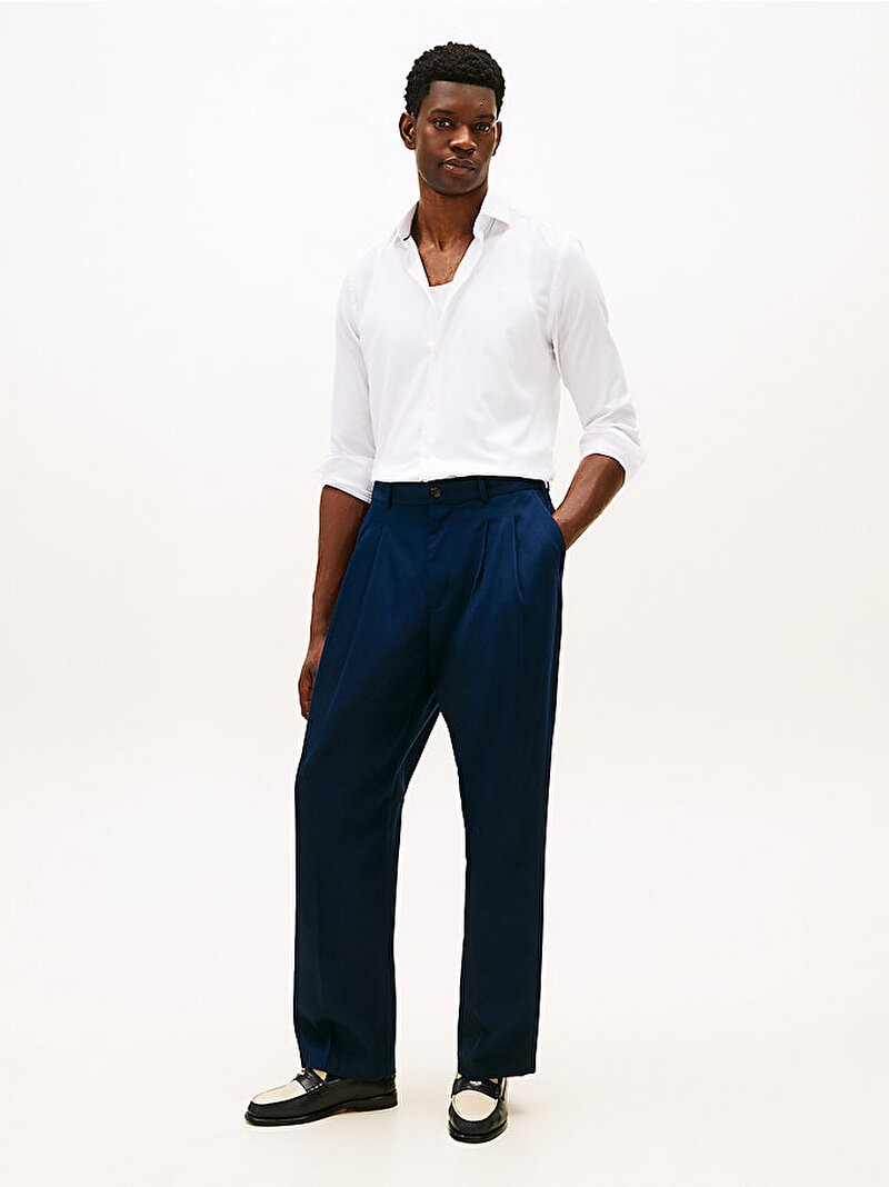 Erkek Flex Collar Dobby Gömlek Beyaz MW0MW41827YBS