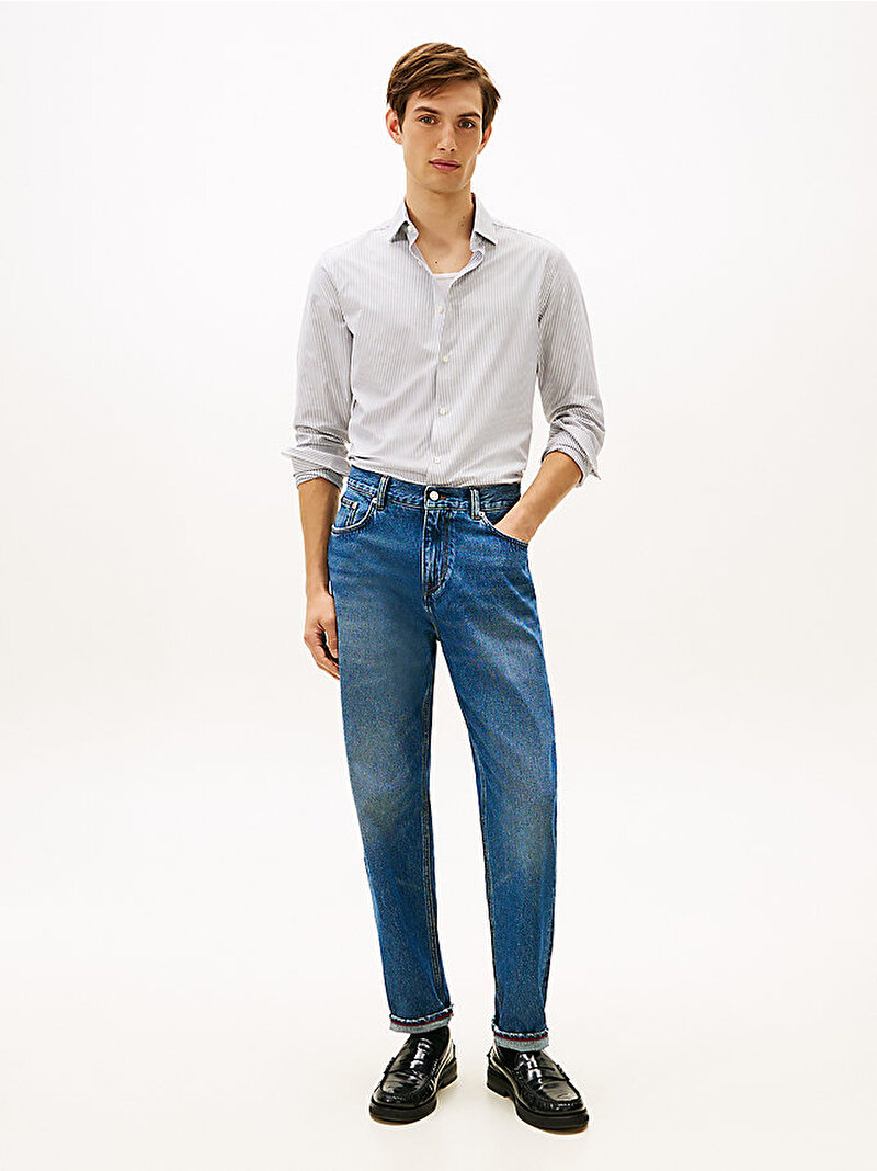 Erkek Comfort Jersey Gömlek Gri MW0MW418290CS