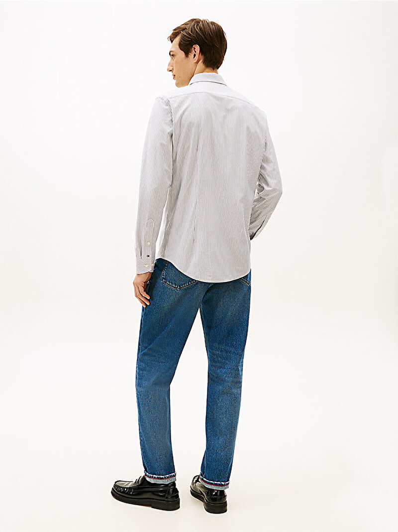 Erkek Comfort Jersey Gömlek Gri MW0MW418290CS