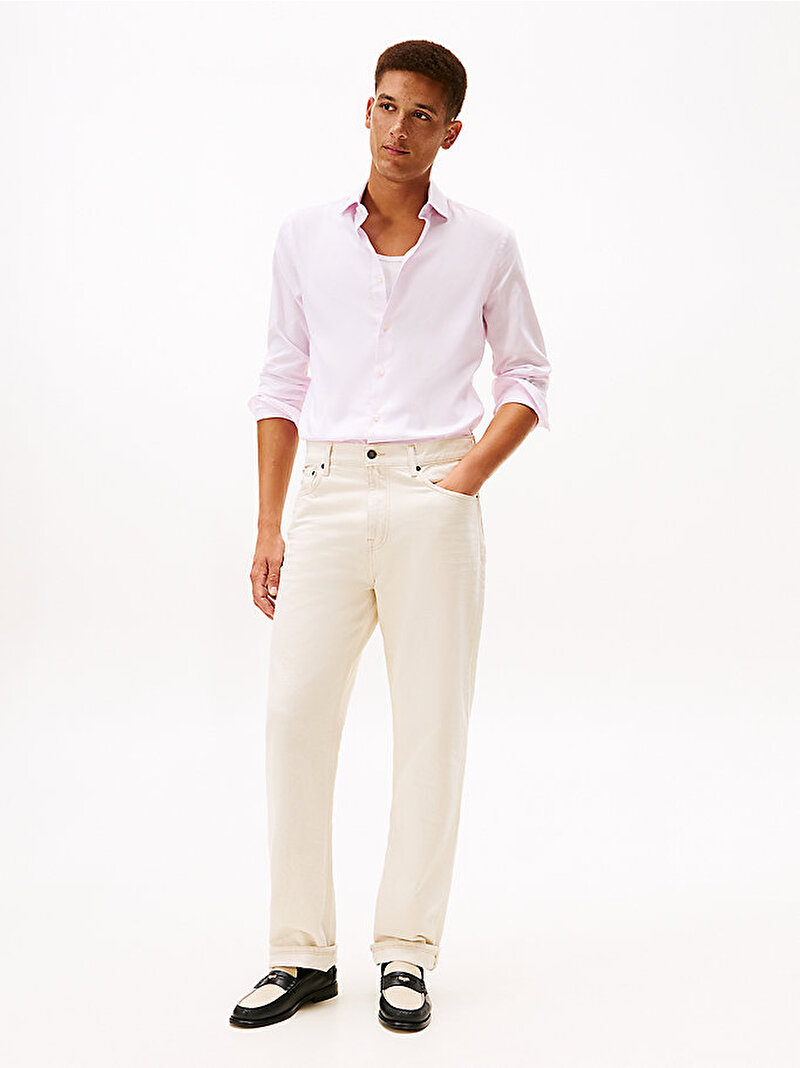 Erkek Flex Collar Dobby Gömlek Pembe MW0MW41827TOL