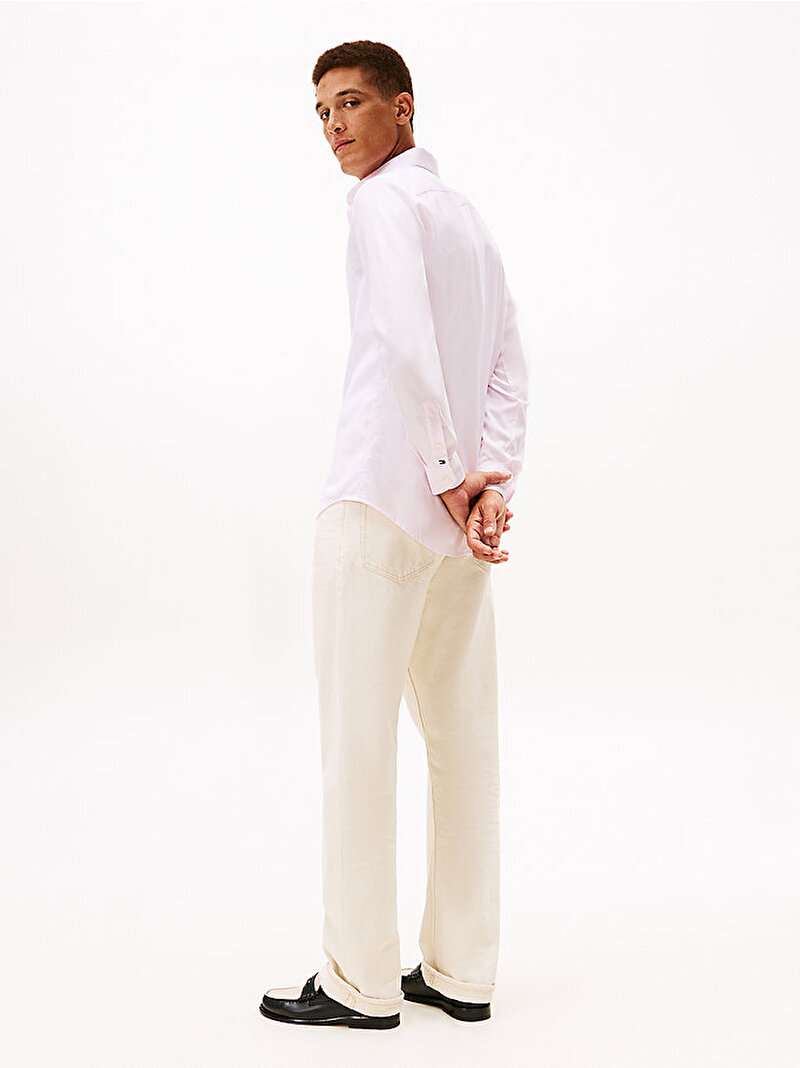 Erkek Flex Collar Dobby Gömlek Pembe MW0MW41827TOL