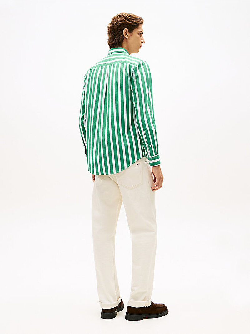 Erkek Flex Poplin Gömlek Yeşil MW0MW417150CD