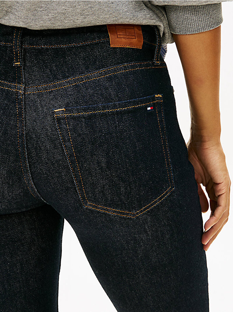 Kadın Denim Pure Slim Jean Pantolon Siyah WW0WW476851AP