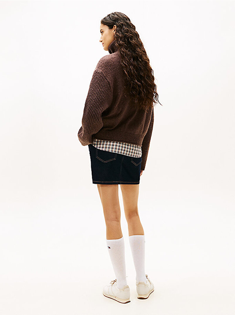 Kadın TJW Turtleneck Kazak Kahverengi DW0DW22108GW1