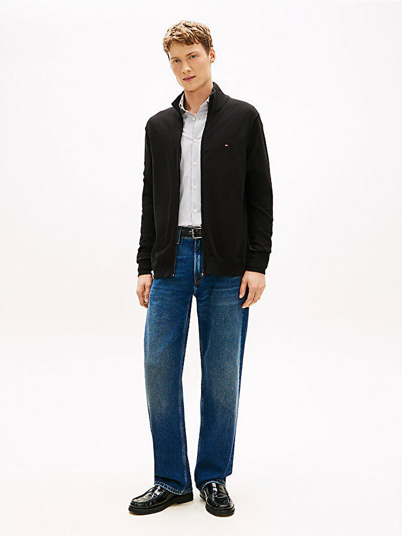 Erkek Essential Cotton Kazak Siyah MW0MW36517BDS