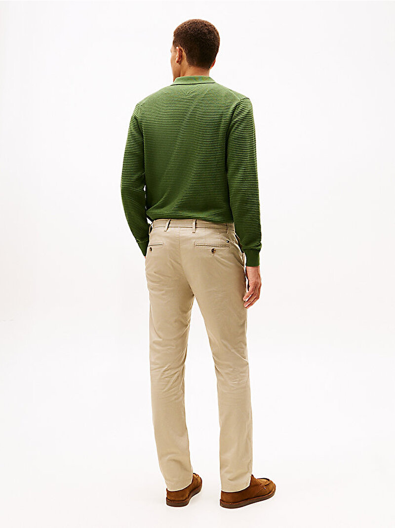 Erkek Denton Printed Structure Pantolon Bej MW0MW41923AEG