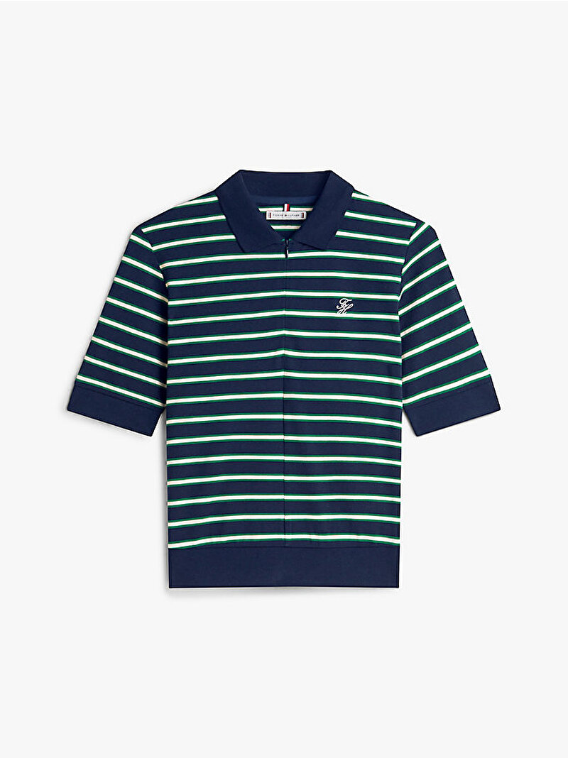 Kadın TH Lyocell Polo T-shirt Çok renkli WW0WW478530CK