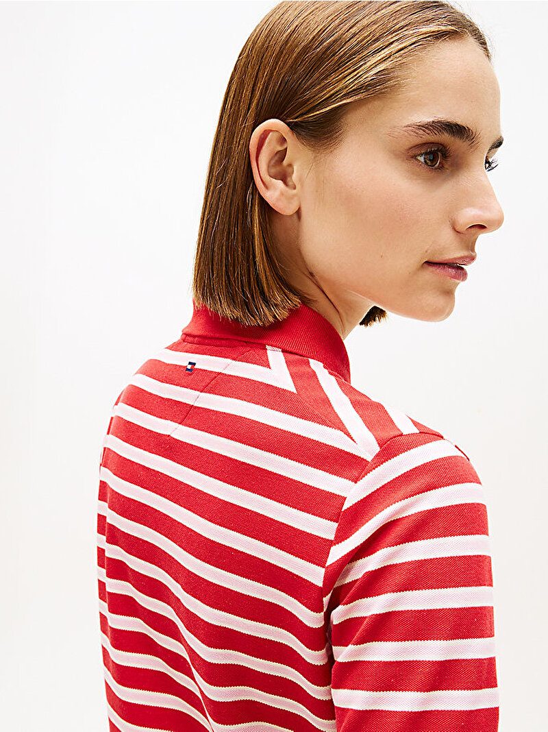 Kadın TH Lyocell Polo T-shirt Çok renkli WW0WW478530EW