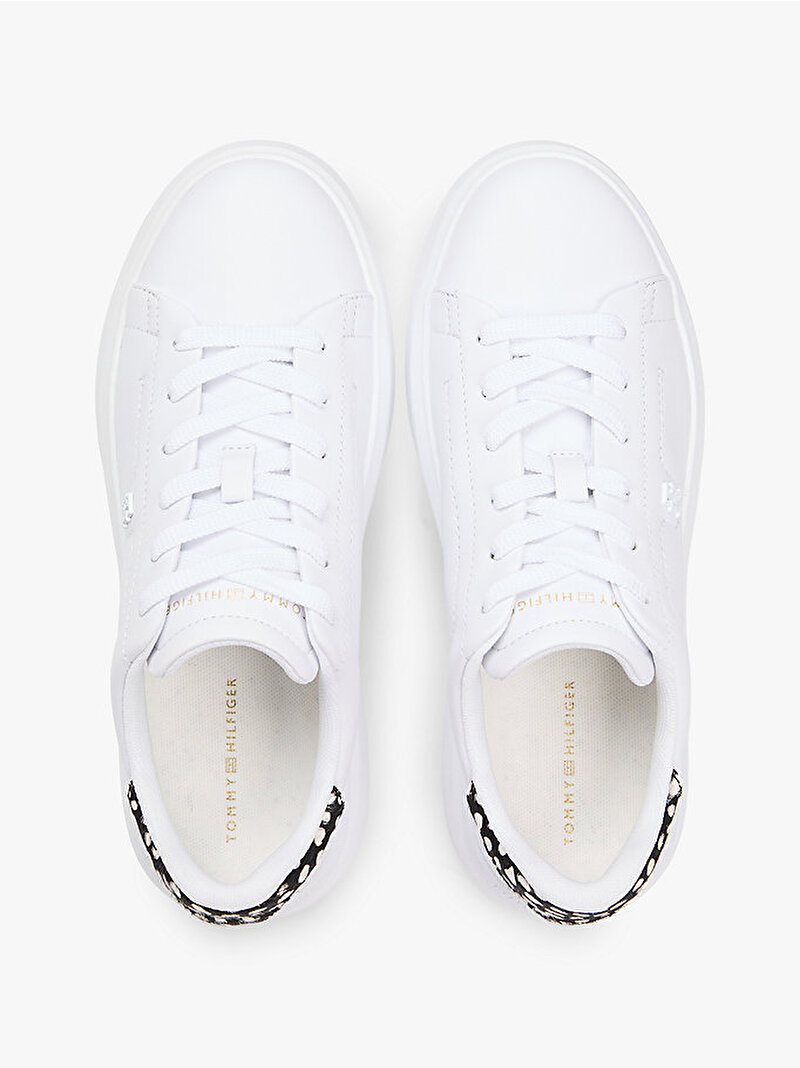 Kadın Animal Print Platfotm Sneaker Beyaz FW0FW0902302R