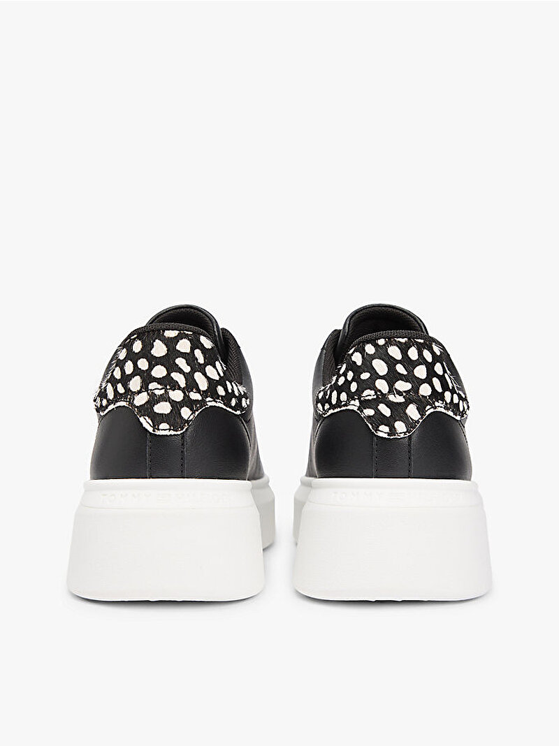 Kadın Animal Print Platfotm Sneaker Siyah FW0FW090230GL