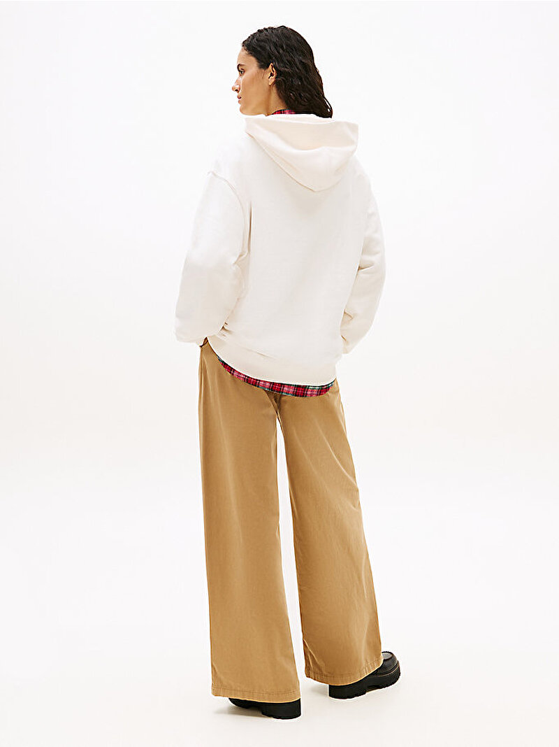 Kadın TJW Tommy 85 Hoodie Beyaz DW0DW22603YBH