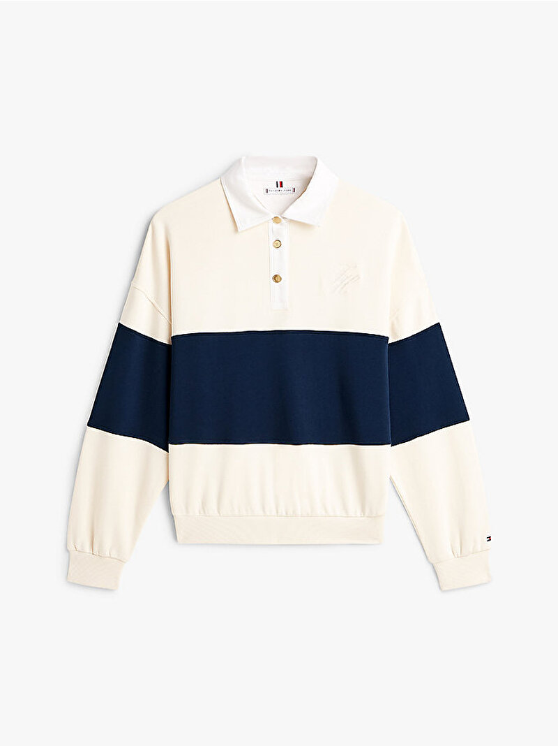 Kadın Gold Rugby Sweatshirt Beyaz WW0WW48785AEF