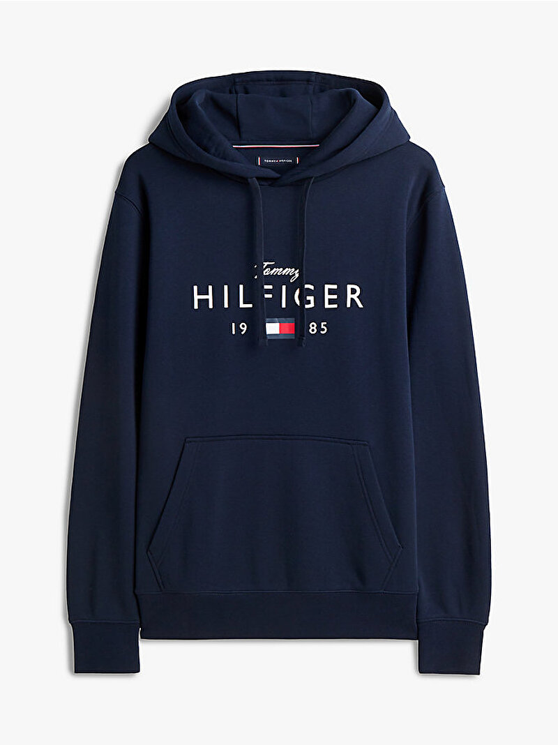 Erkek Brand Love Big Hilfiger Sweatshirt Lacivert MW0MW41427DW5