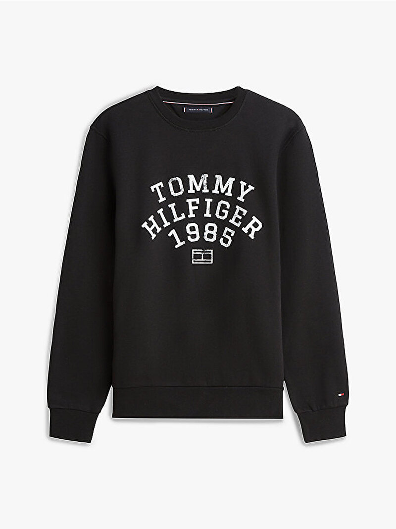 Erkek Hilfiger Arch Sweatshirt Siyah MW0MW41426BDS