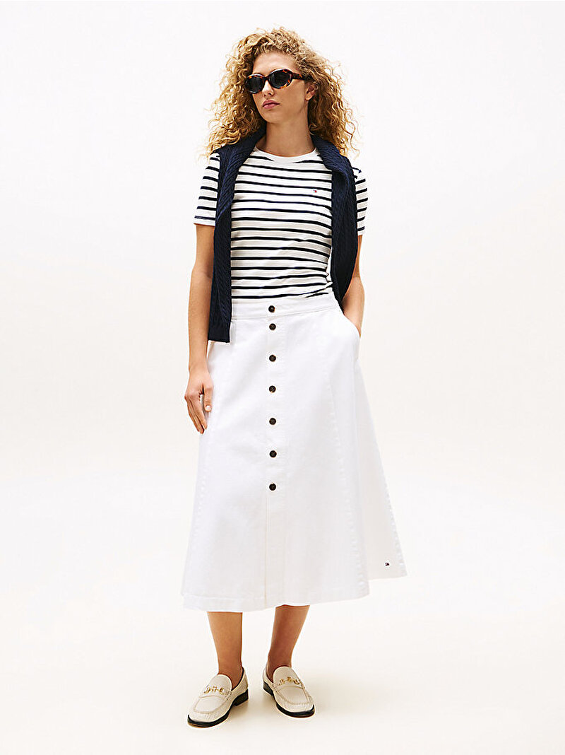 Kadın Slim Cody C-nk T-shirt Çok renkli WW0WW4058703L