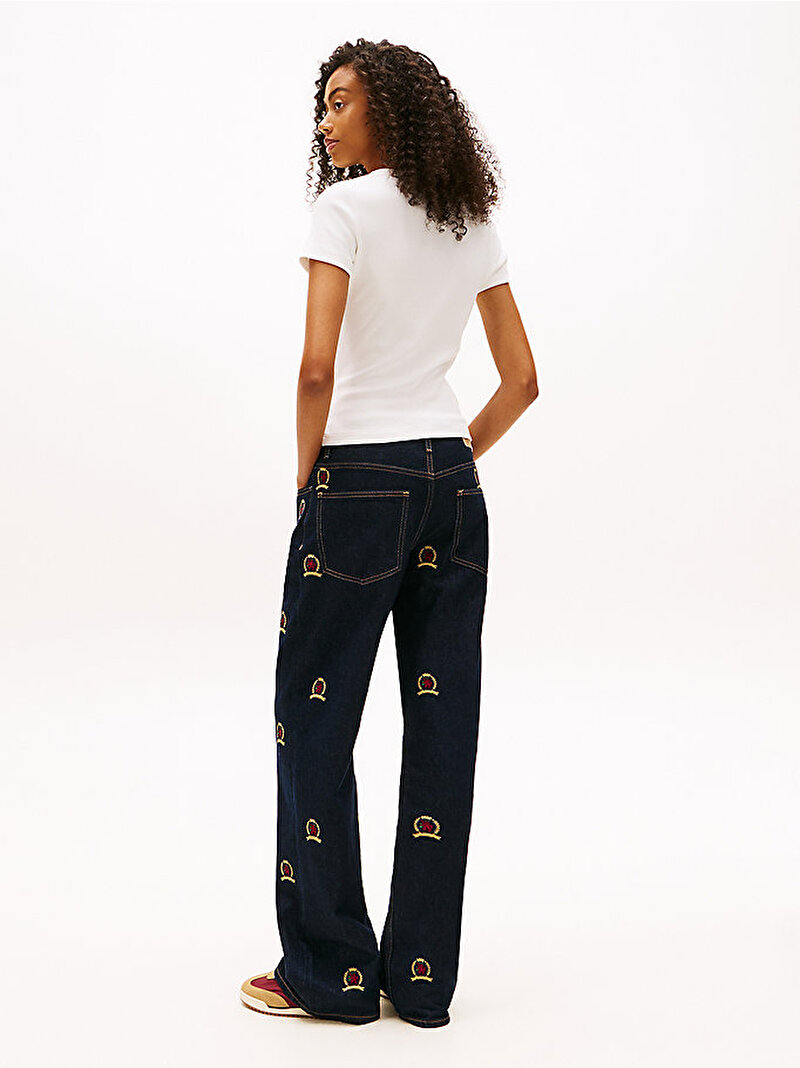 Kadın TJW Slim Badge T-shirt Ekru DW0DW17881YBL