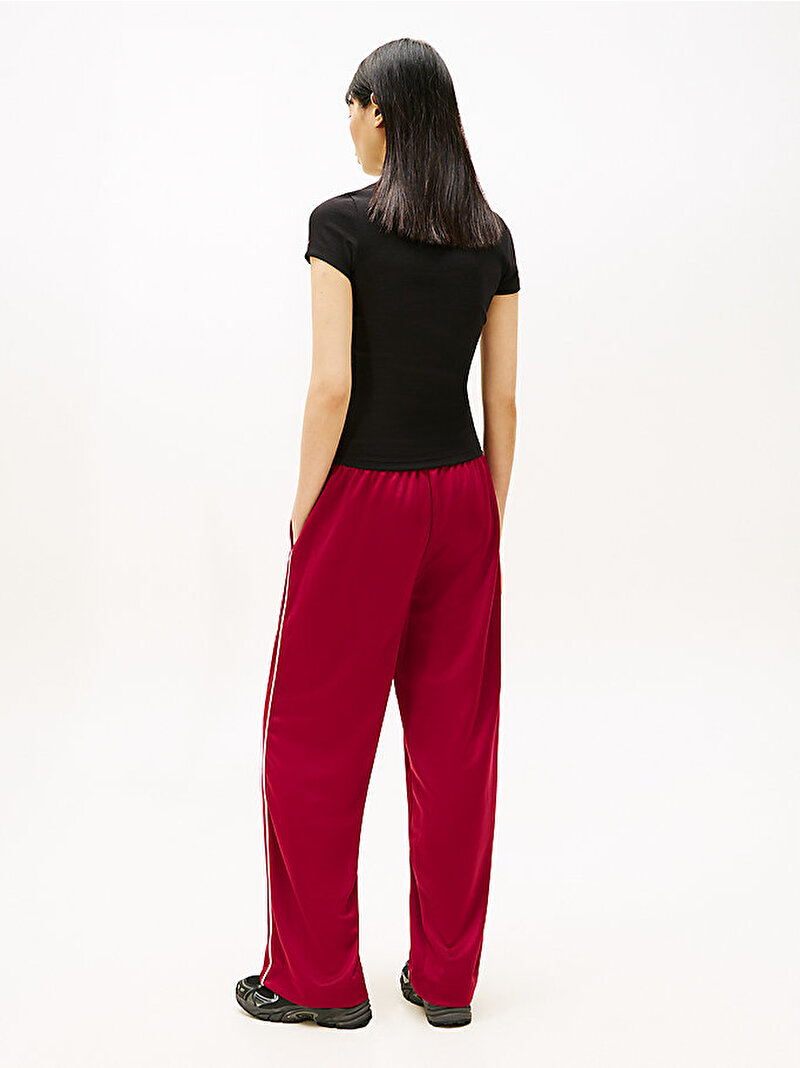 Kadın TJW Slim Essential Logo T-shirt Siyah DW0DW21838BDS