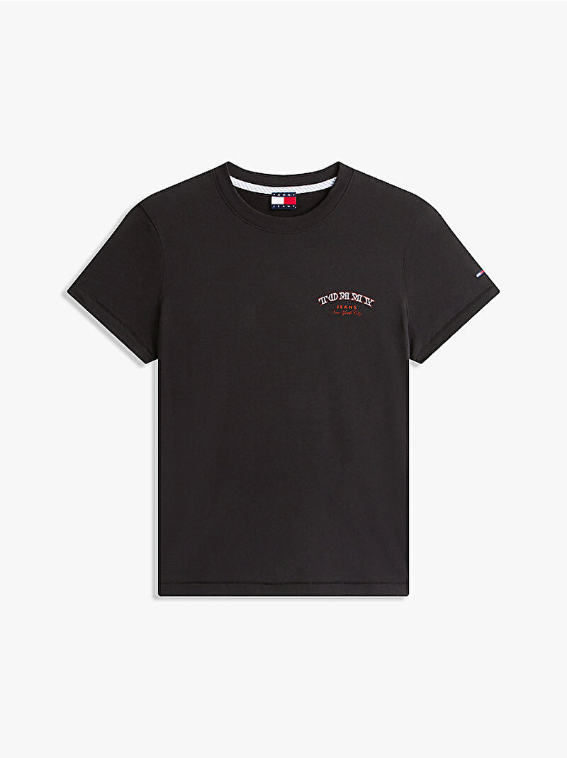 Kadın TJW Regular Dollar Stack T-shirt Siyah DW0DW22516BDS