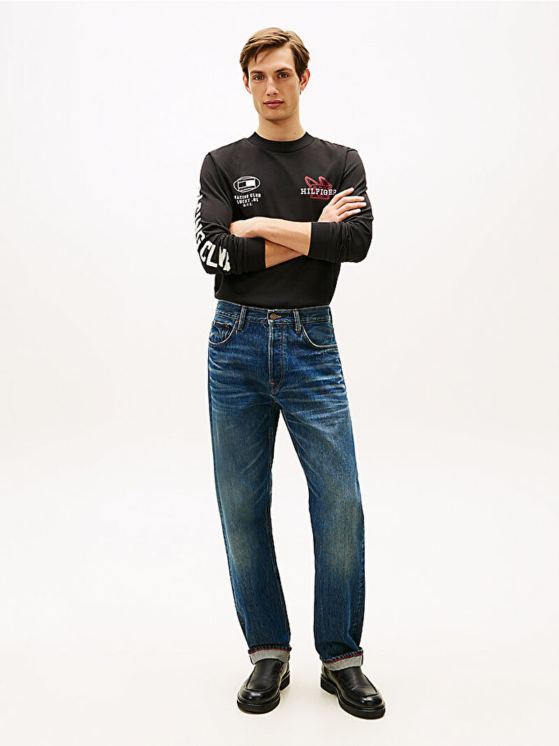 Erkek Modern Athleisure T-shirt Siyah MW0MW41467BDS