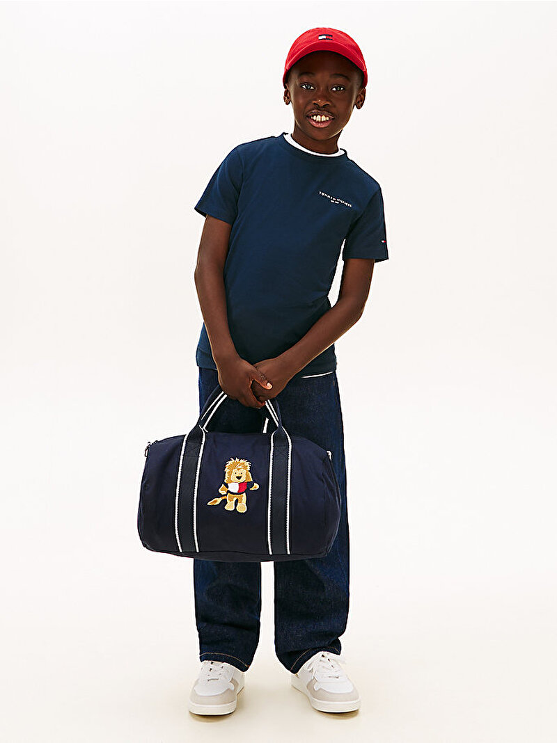 Çocuk Unisex Mini Corp T-shirt Lacivert KS0KS00661C1G