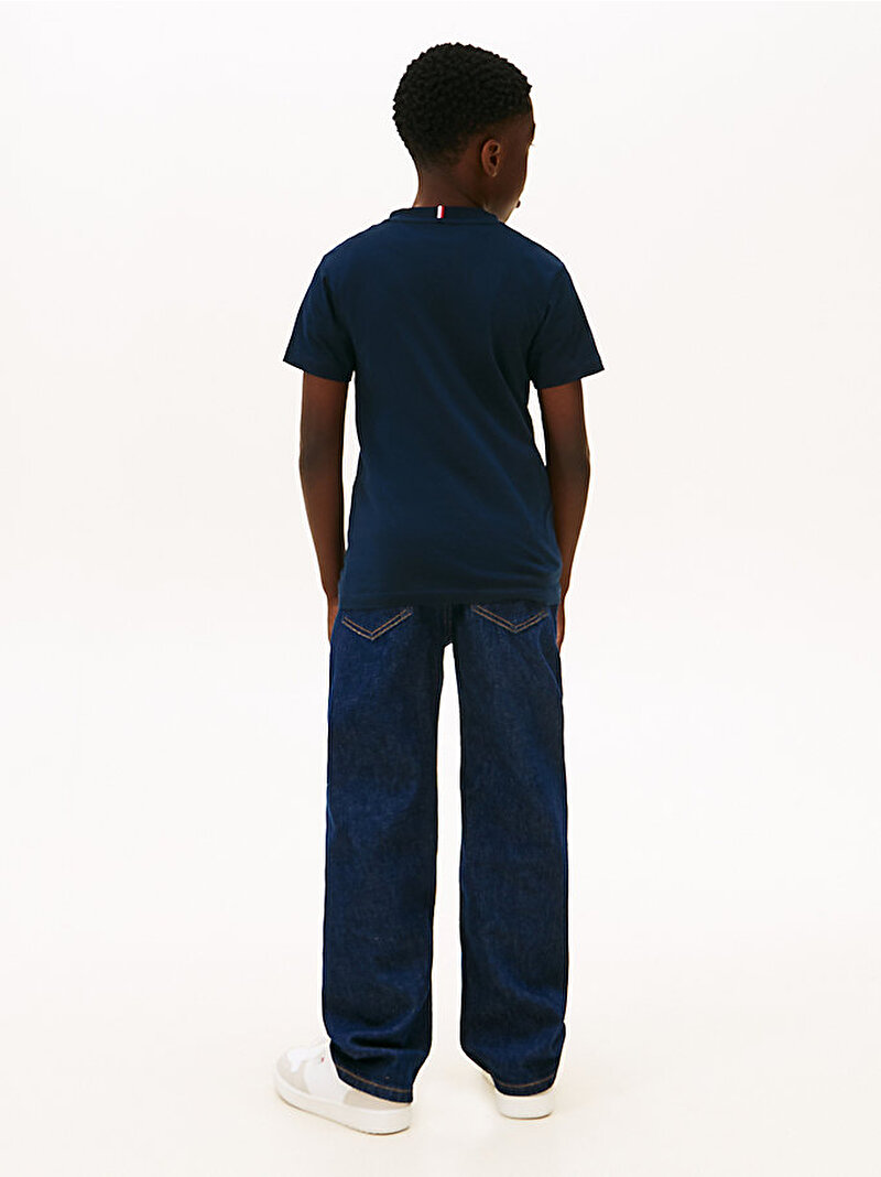 Çocuk Unisex Mini Corp T-shirt Lacivert KS0KS00661C1G