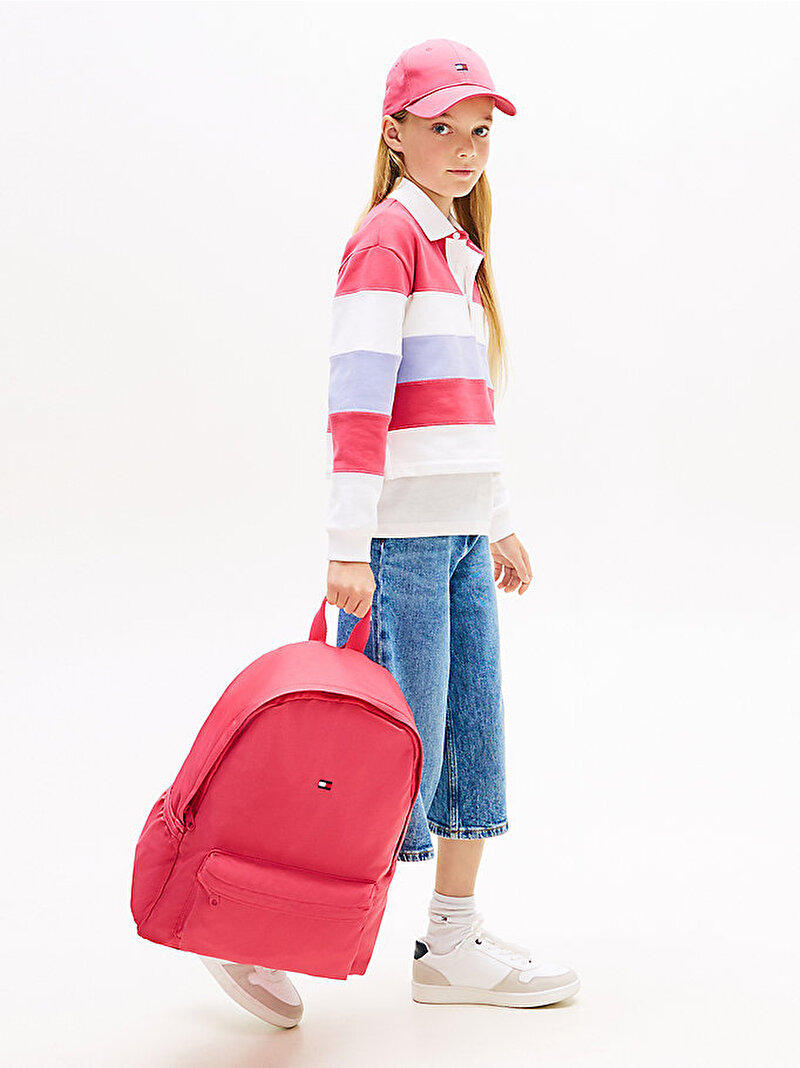 Çocuk Unisex TH Essential Sırt Çantası Pembe KA0KA00017XI5