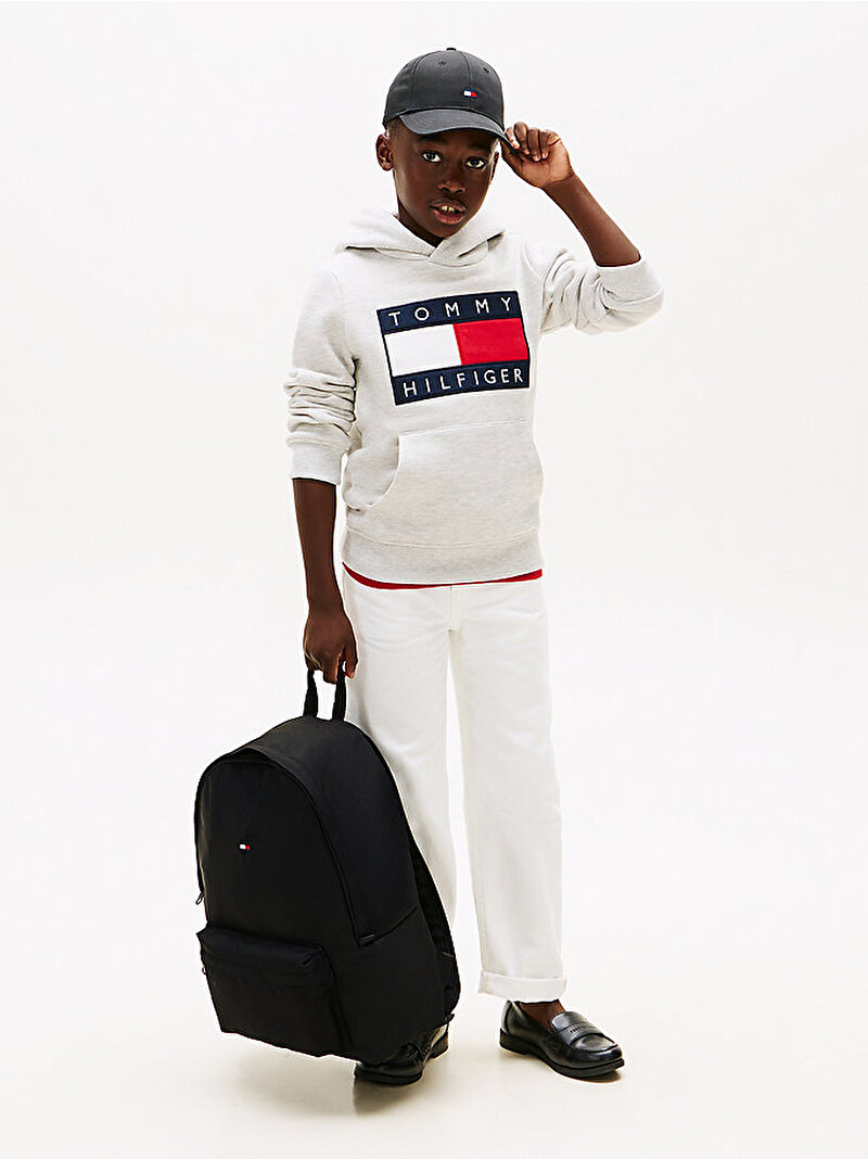 Çocuk Unisex TH Essential Sırt Çantası Siyah KA0KA00017BDS