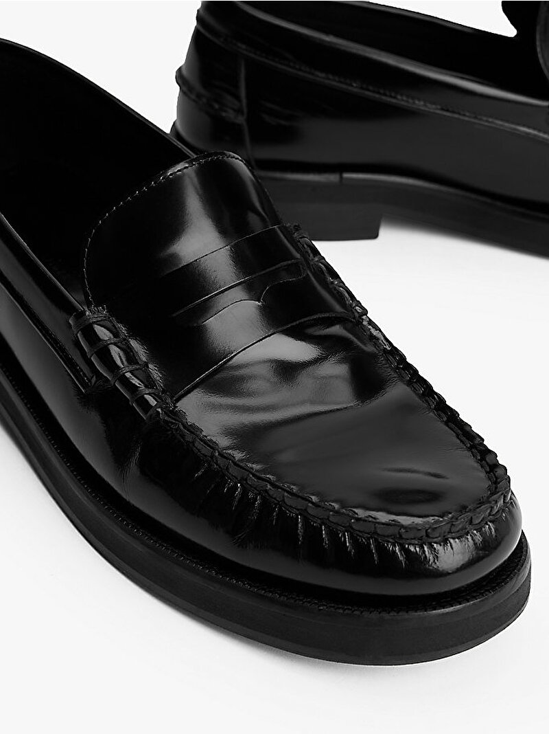 Erkek Classic High Hilfiger Loafer Siyah FM0FM05624BDS