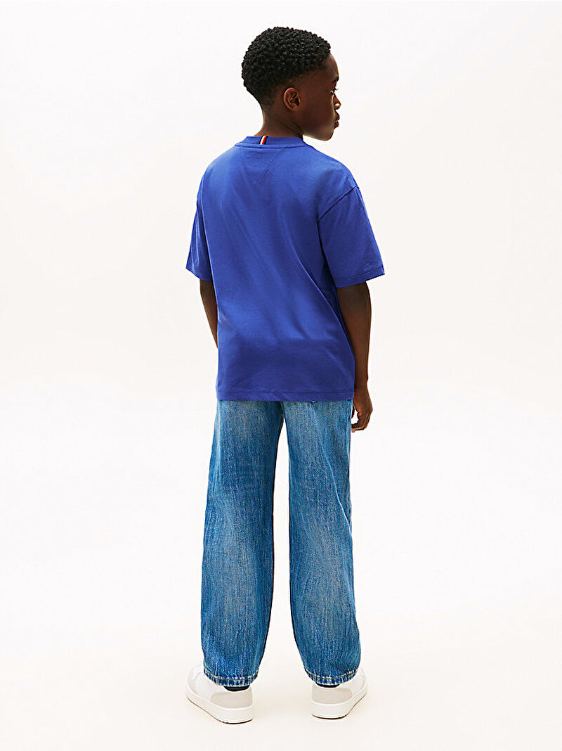 Erkek Çocuk Essential Archive T-shirt Mavi KB0KB09646C8M