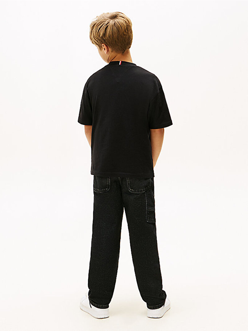 Erkek Çocuk Essential Archive T-shirt Siyah KB0KB09646BDS