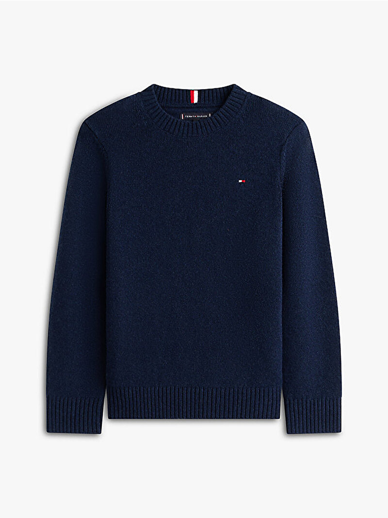 Erkek Çocuk Lambswool Kazak Lacivert KB0KB10348C1G