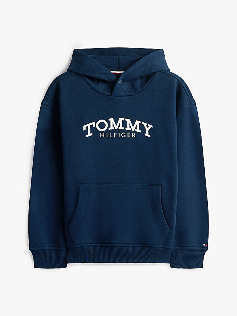 Erkek Çocuk Monotype Print Hoodie Lacivert KB0KB10028C1G