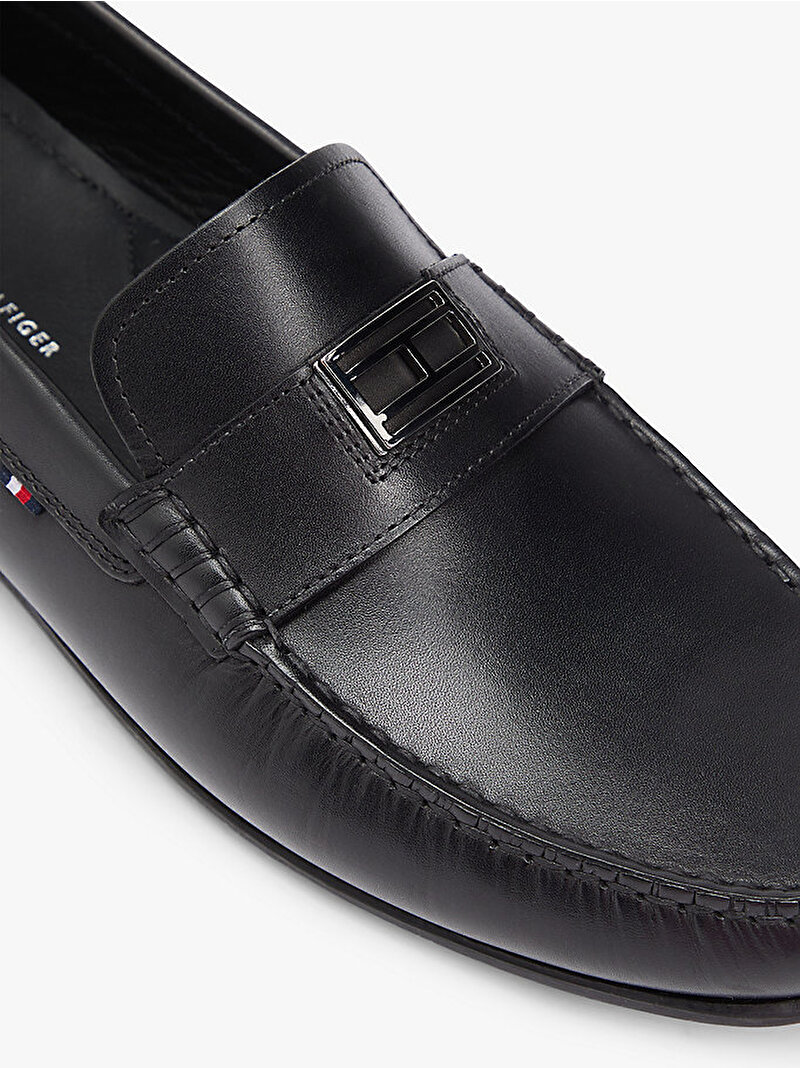 Erkek Hardware Hilfiger Loafer Siyah FM0FM05838BDS