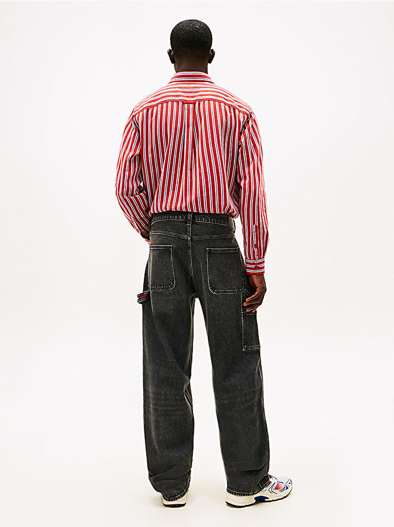 Erkek Jaimie Relaxed Straight Jean Pantolon Siyah DM0DM225661BZ