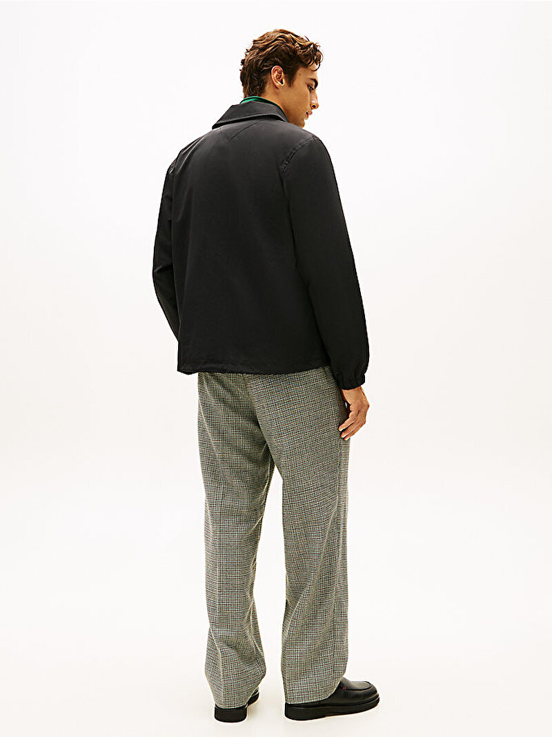 Erkek Racing Coach Ceket Siyah MW0MW41871BDS