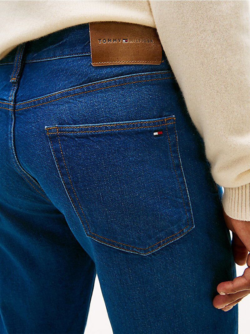 Erkek Regular Straight Jean Pantolon Mavi  MW0MW428051BU