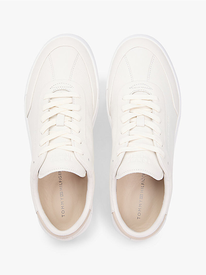 Erkek TH Court Best Sneaker Ekru FM0FM05718YBL