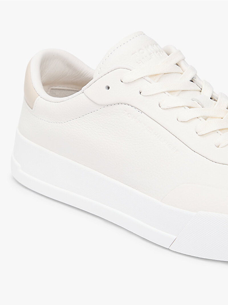 Erkek TH Court Best Sneaker Ekru FM0FM05718YBL