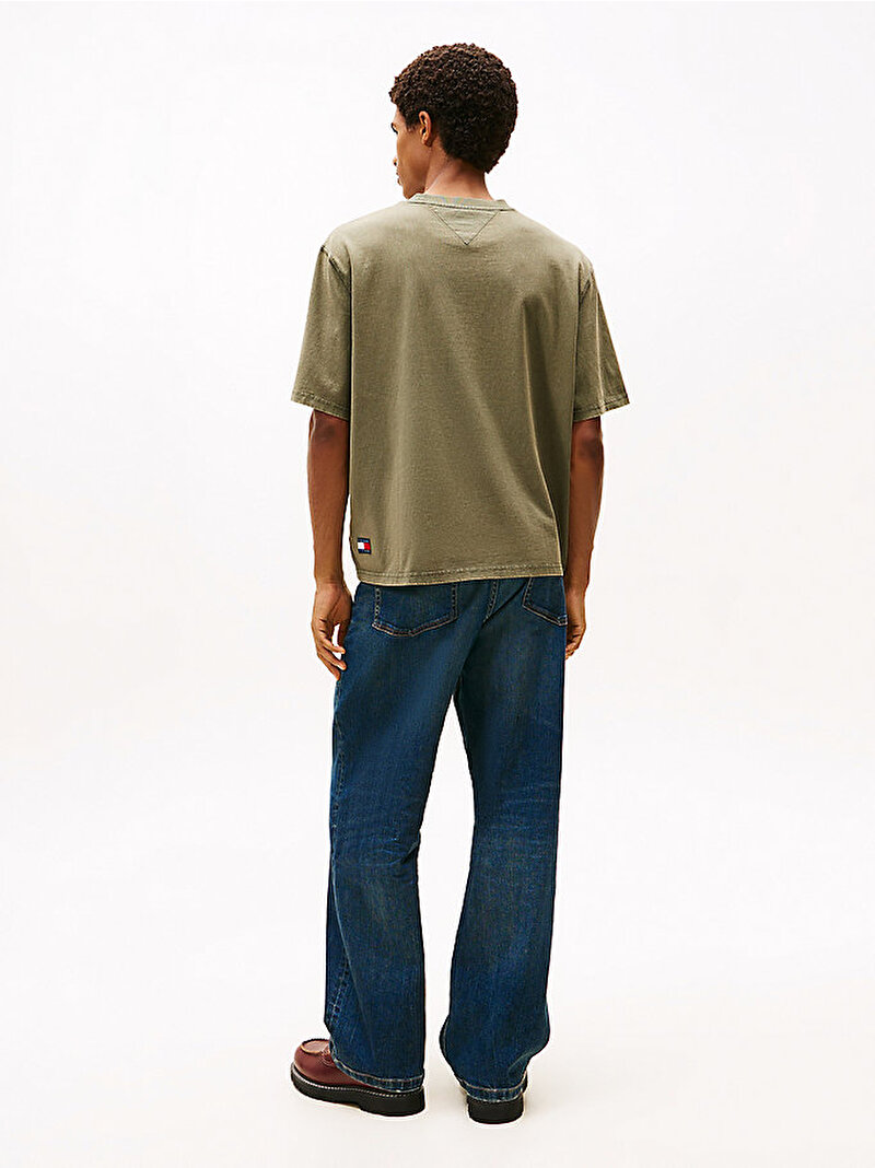 Erkek TJM 90s New Classic T-shirt Yeşil DM0DM22330GY1