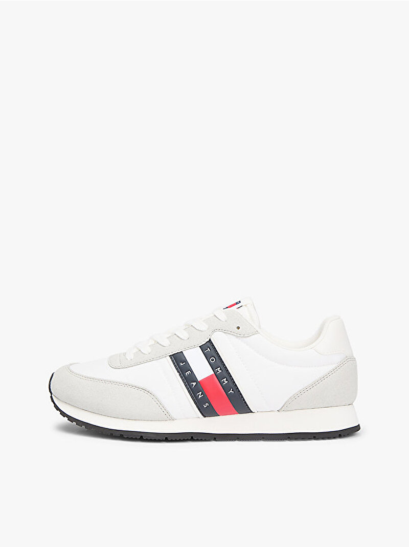 Erkek TJM Core Classic Runner Sneaker Ekru EM0EM01709YBL