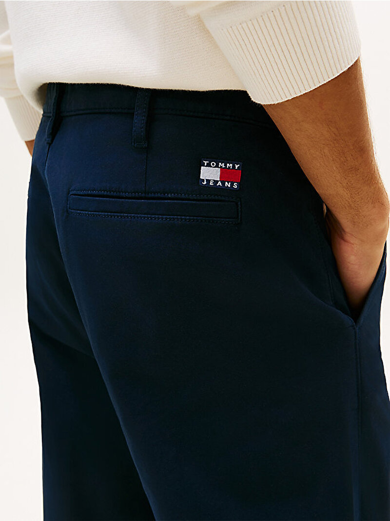 Erkek TJM Otis Cotton Chino Pantolon Lacivert DM0DM22649C1G