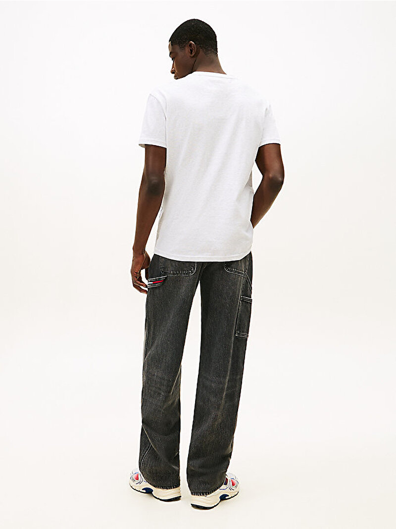 Erkek TJM Regular 1985 Dna T-shirt Gri DM0DM22307P08