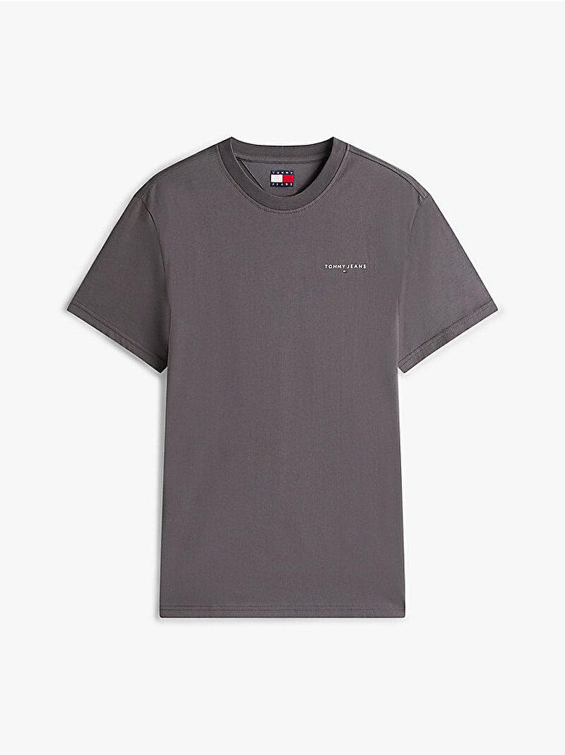 Erkek TJM Slim Linear T-shirt Siyah DM0DM21780PT2