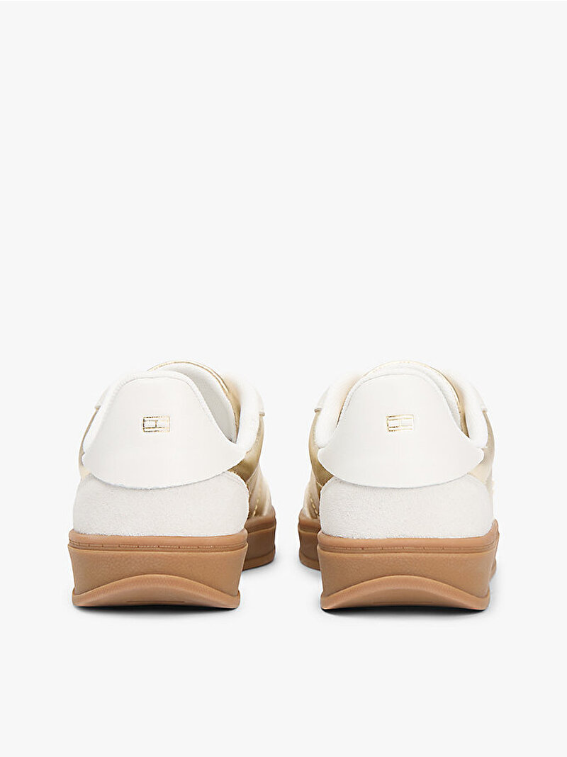 Kadın Mu Jackie Metallic Sneaker Ekru FW0FW090260HT