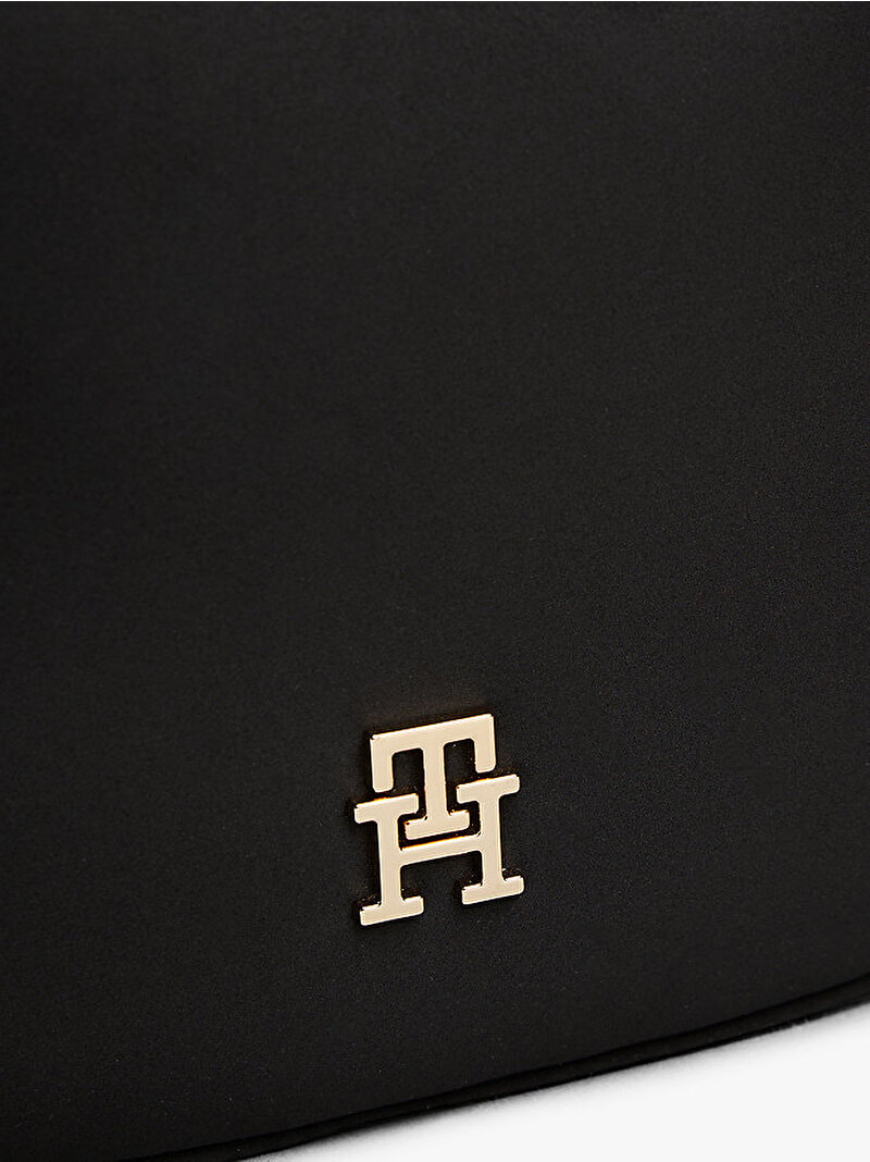 Kadın TH Bright Bracelet Hobo Çapraz Çanta Siyah AW0AW18236BDS